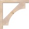Ekena Millwork Westlake Block Smooth Bracket w/ Offset Brace, Douglas Fir, 5 1/2"W x 38"D x 38"H BKT0604X38X38WTL05SDF - alternate 4